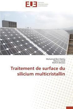 Paperback Traitement de Surface Du Silicium Multicristallin [French] Book