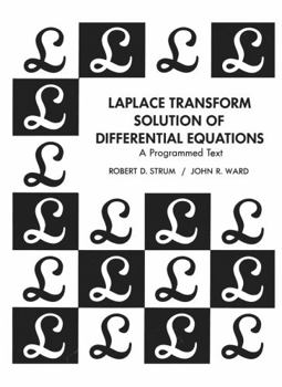 Paperback Laplace Transform Solution of Differential Equations a Programmed Text Book