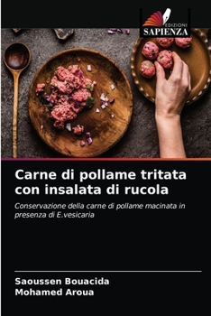 Paperback Carne di pollame tritata con insalata di rucola [Italian] Book