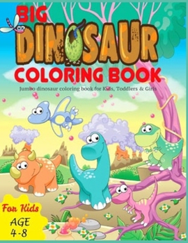 Dinosaur coloring book ages 4-8: Coloring book for kids with dinosaurs with ornaments. Prehistoric Animals World