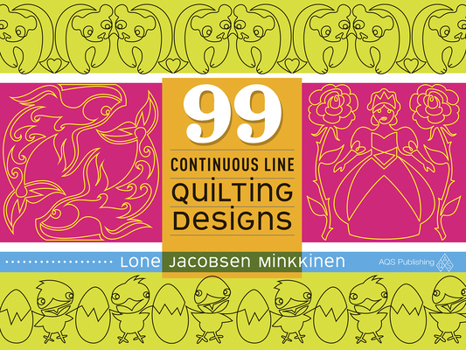 Paperback 99 Continuous Line Quilting Designs Book