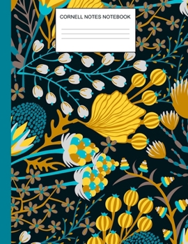 Cornell Notes Notebook: Pretty Cornell Notes Notebook for Work, Class, Notes, or Home Use|8.5x11|120 Pages|Efficient Way to Use Cornell Method Note Taking System