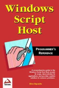 Paperback Windows Script Host Programmer's Reference Book