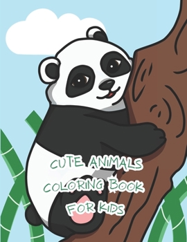 Paperback Cute Animals Coloring Book For Kids Book