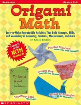 Paperback Origami Math: Grades 2-3 Book