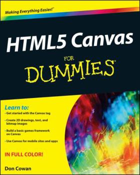 Paperback HTML5 Canvas for Dummies Book