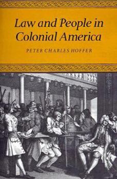 Paperback Law and People in Colonial America Book