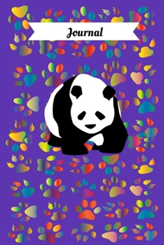 Journal: Rainbow panda notebook