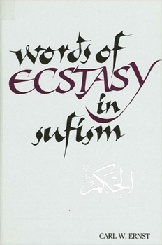 Paperback Words of Ecstasy in Sufism Book