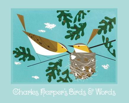 Hardcover Charles Harper's Birds & Words Book