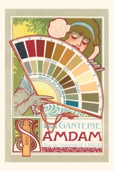 Paperback Vintage Journal Art Nouveau Paint Chips Book