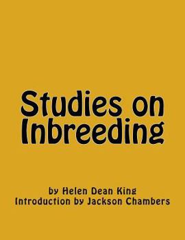 Paperback Studies on Inbreeding Book
