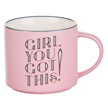 Misc. Mug Ceramic Girl You Got This Book