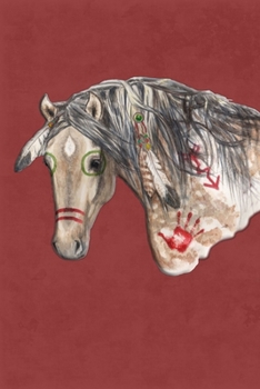 Paperback War Pony: Native American Horse with War Paint College Lined Journal Book
