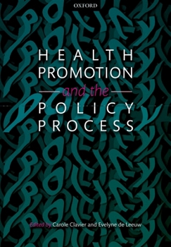 Paperback Health Promotion and the Policy Process Book