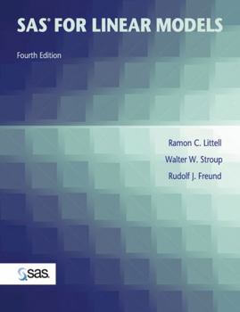 Paperback SAS for Linear Models: Design Methods and Techniques Book