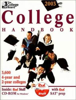 Paperback The College Board College Handbook 2003: All-new fortieth edition Book