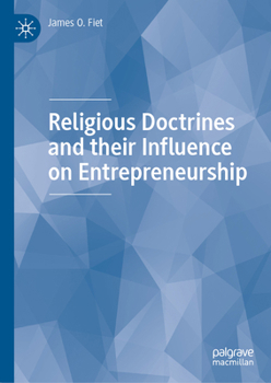 Hardcover Religious Doctrines and Their Influence on Entrepreneurship Book
