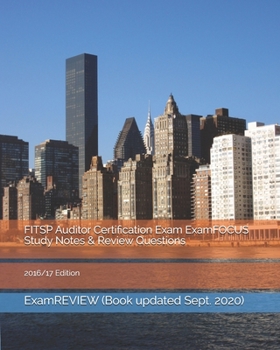 Paperback FITSP Auditor Certification Exam ExamFOCUS Study Notes & Review Questions 2016/17 Edition Book