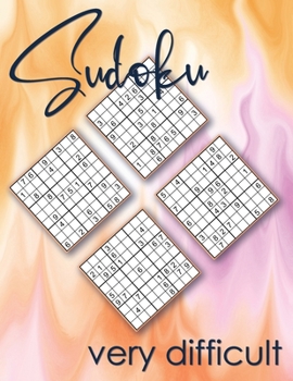 Sudoku Very Difficult: Sudoku Expert, Hard Sudoku Books for Adults, Sudoku Gift Book