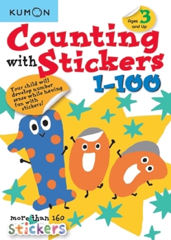 Paperback Kumon Counting with Stickers 1-100 Book