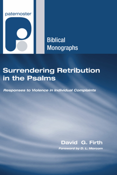 Paperback Surrendering Retribution in the Psalms Book