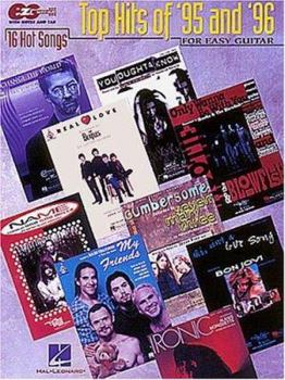 Paperback Top Hits of '95-'96 for Easy Guitar Book