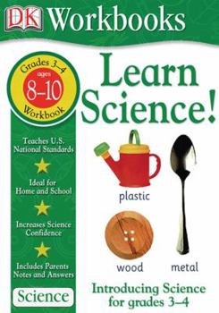 Paperback Learn Science!: Grades 3-4: Elementary Level [With Stickers] Book