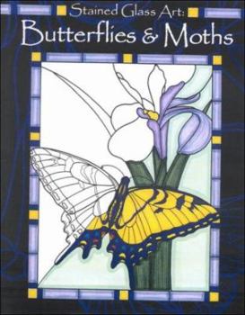 Paperback Stained Glass Butterflies and Moths Book