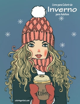 Paperback Livro para Colorir de Inverno para Adultos [Portuguese] Book