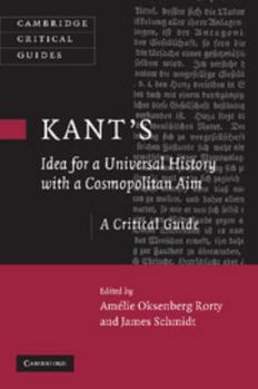 Paperback Kant's Idea for a Universal History with a Cosmopolitan Aim Book