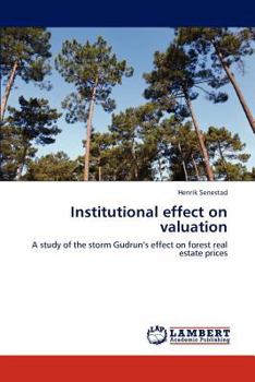 Paperback Institutional Effect on Valuation Book