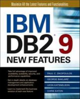 Paperback IBM DB2 9 New Features Book