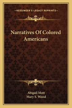 Paperback Narratives Of Colored Americans Book