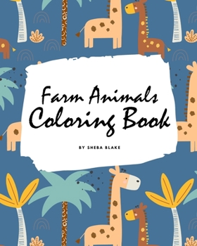 Paperback Farm Animals Coloring Book for Children (8x10 Coloring Book / Activity Book) Book