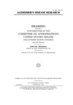 Paperback Alzheimer's disease research Book