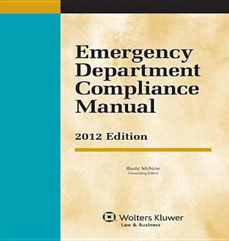 Paperback Emergency Department Compliance Manual, 2012 Edition Book