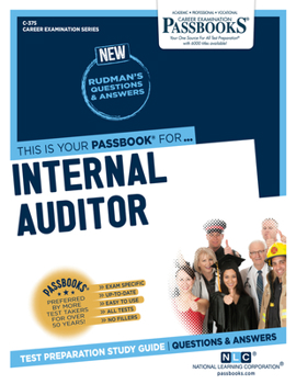 Paperback Internal Auditor (C-375): Passbooks Study Guide Volume 375 Book