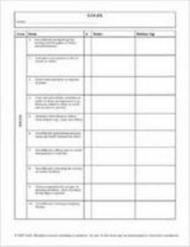 Paperback Underlying Characteristics Checklist (UCC-CL) 20 pack Book