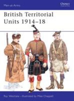 Paperback British Territorial Units 1914-18 Book