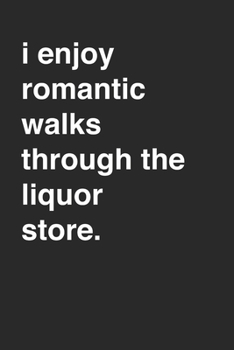 Paperback Liquor Store Drinking 120 Page Notebook Lined Journal Funny Sarcastic Minimal Style Book