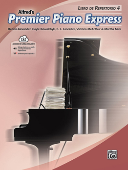 Paperback Premier Piano Express -- Libro de Repertorio 4: Book, Online Audio & Software [Spanish] Book