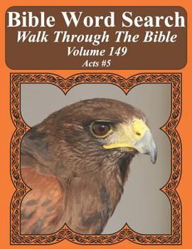 Paperback Bible Word Search Walk Through The Bible Volume 149: Acts #5 Extra Large Print Book