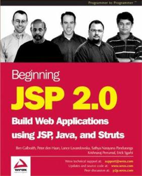 Paperback Beginning JSP 2.0: Build Web Applications Using JSP, Java, and Struts Book