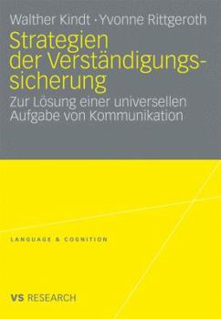 Paperback Strategien Der Verständigungssicherung: Zur Lösung Einer Universellen Aufgabe Von Kommunikation [German] Book