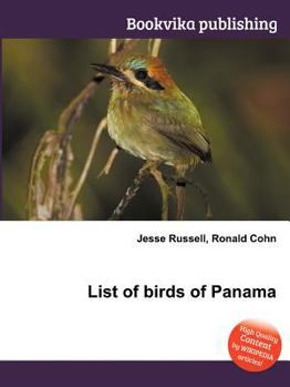 Paperback List of Birds of Panama Book