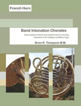 Paperback French Horn, Band Intonation Chorales Book