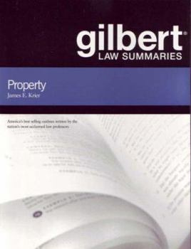 Paperback Gilbert Law Summaries: Property Book