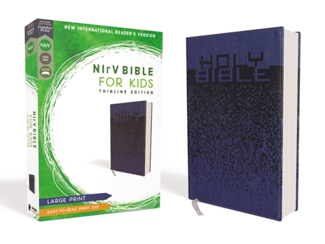 Leather Bound Nirv, Bible for Kids, Large Print, Leathersoft, Blue, Comfort Print: Thinline Edition [Large Print] Book