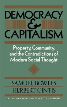 Paperback Democracy and Capitalism Book